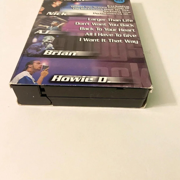 2000 Backstreet Boys For The Fans VHS Tape Behind the Scenes Tour  Live - Picture 3 of 11
